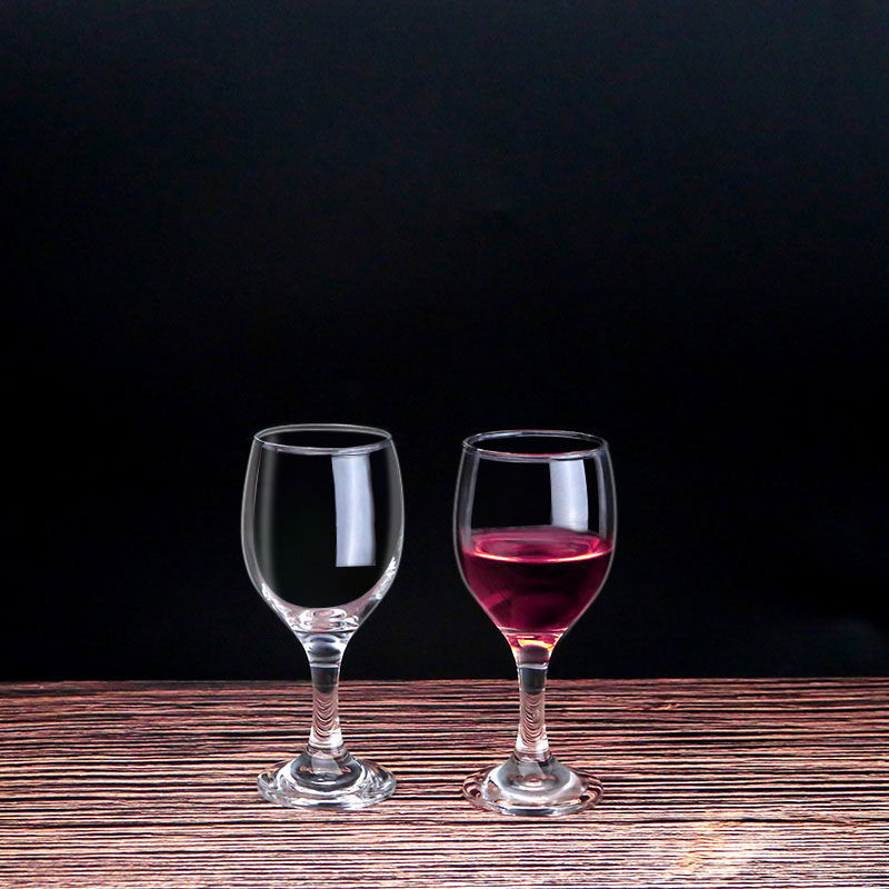 Red Glass Set Household Hotel Restaurant Goblet Decanter Glass TASS. 