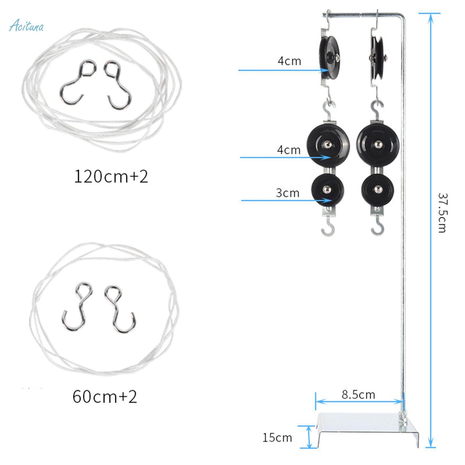 Physics Experiment Pulley Set Pulleys Block for School Students Teachers. 