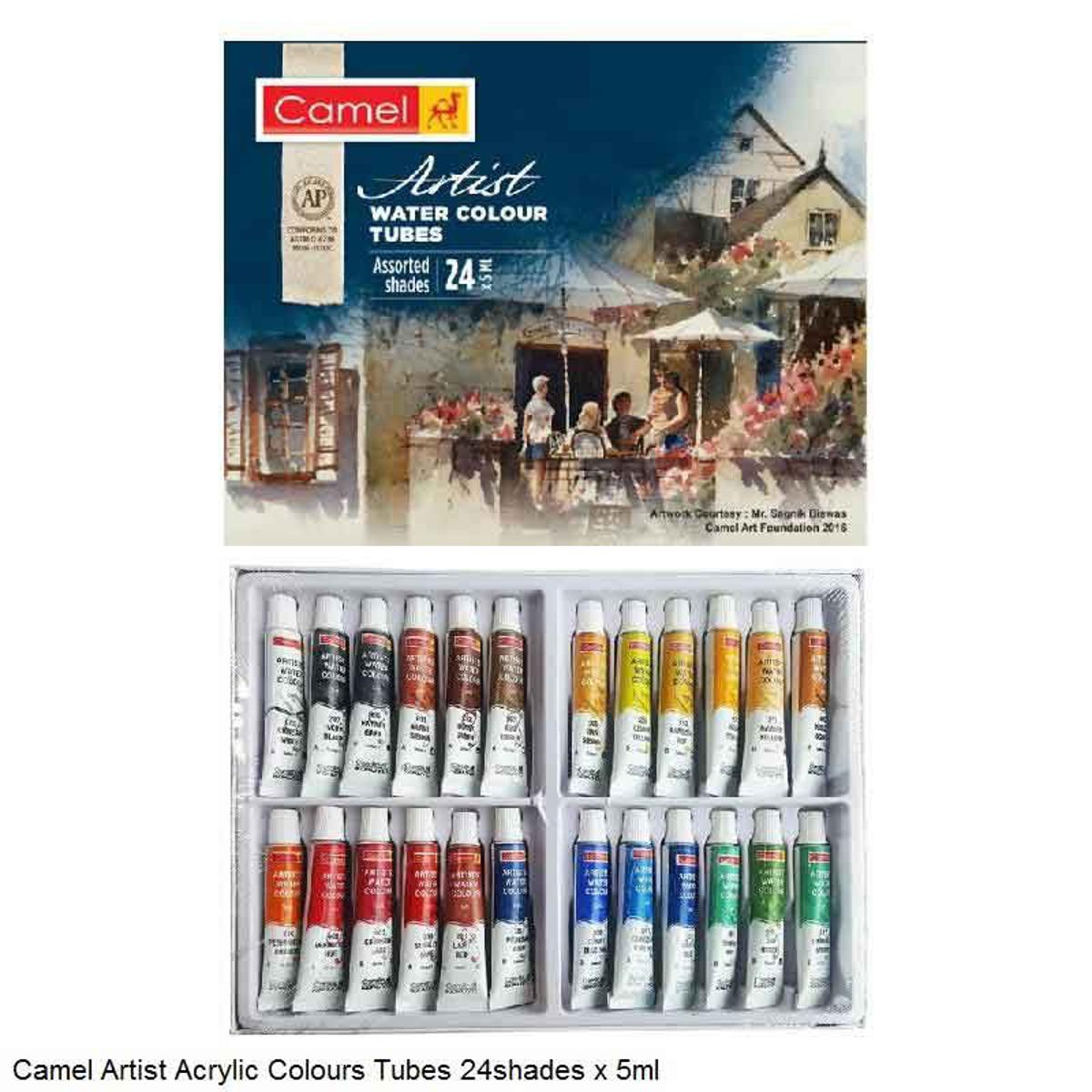 camel artist watercolor 24 shades price