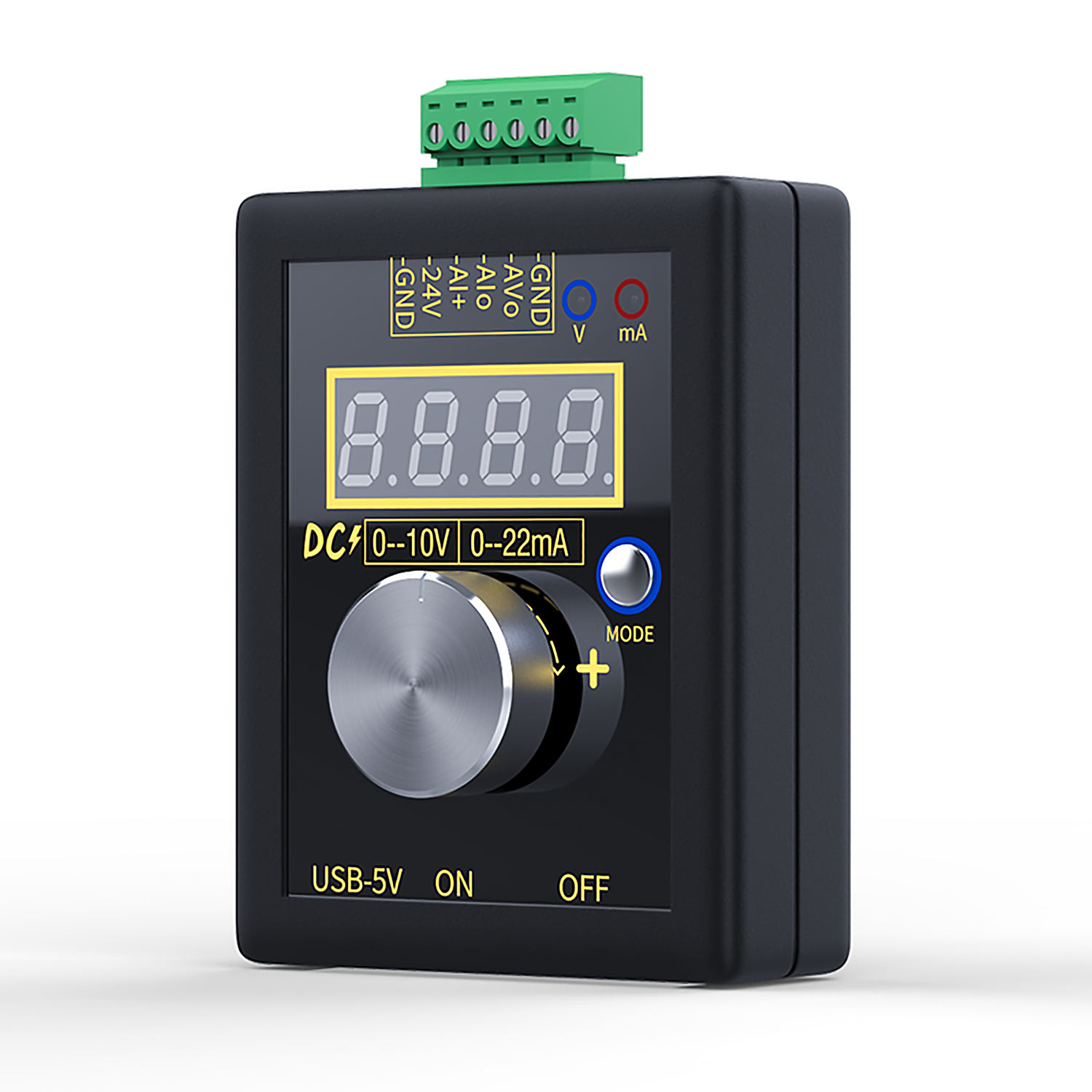 KOGEEK SG-002 Handheld Small Voltage Current Generator DC 0-10V 0-22mA Current Voltage Signal Producer - generator. 