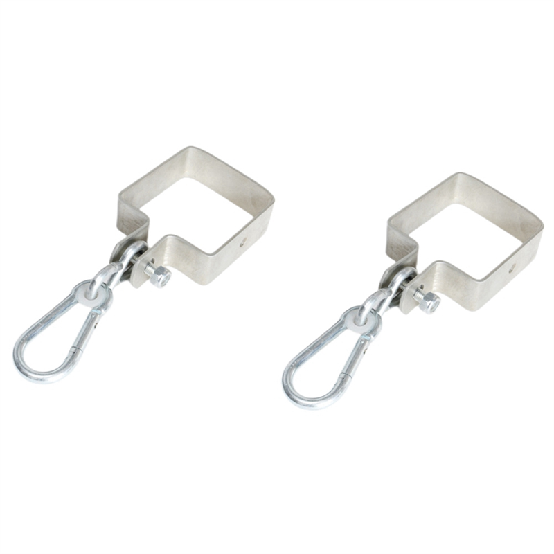 2 Pack Square Linkage Swing Hook Square Fastener Clamping Bracket Square Wood Swing Hook Hook Holder