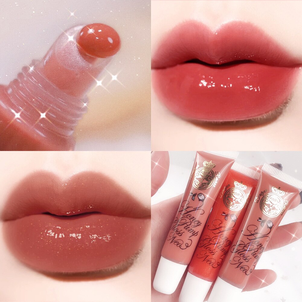 Clear Lip Gloss Bulk Wholesale Moisturizer Lip Gloss Base Glitter Lip Plumper Gloss Lips Glaze Tint Liquid Lipstick Lip Oil