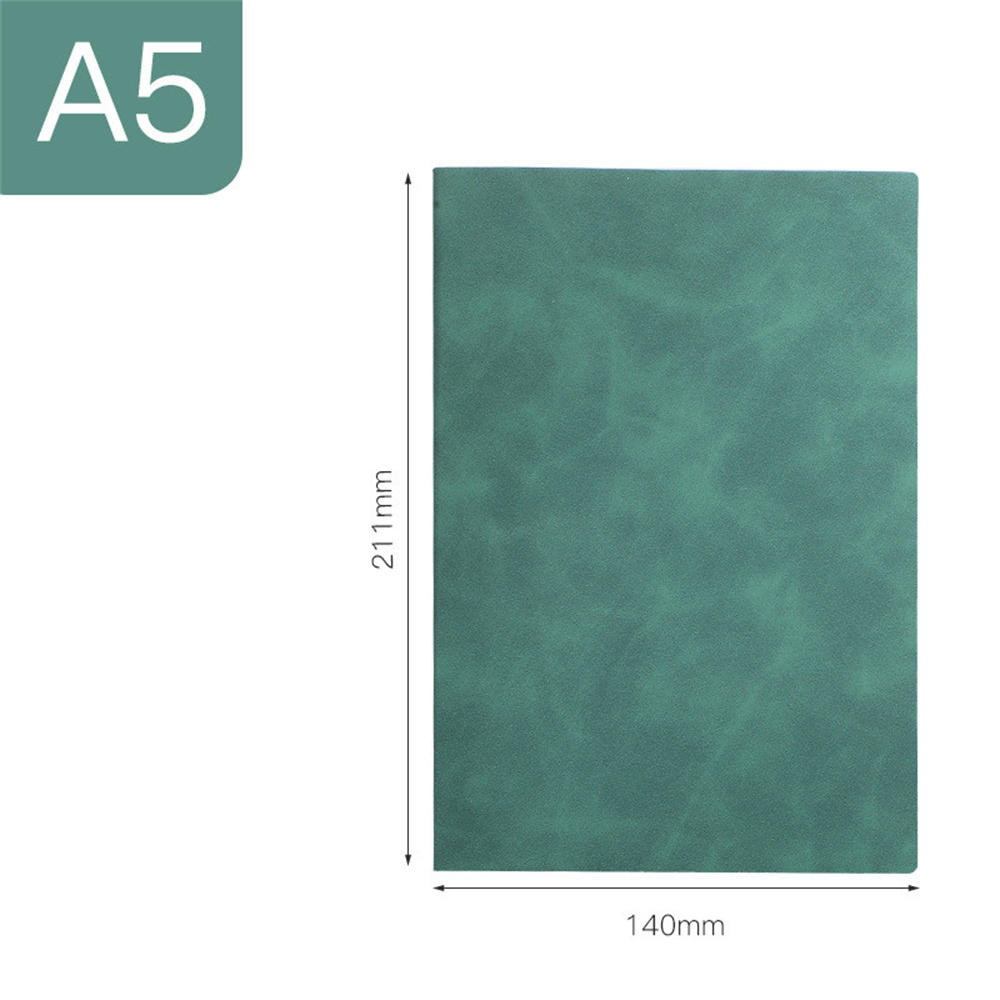 100 Pages Business Notebook Professional Premium Quality Hardcover A5 Notebook A5 Size PU Leather Exercise Book for Office Meetings Business Professionals Journaling -Taking Academic Use. 