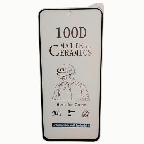 Matte Ceramic Film Screen Protector I XIAOMI REDMI NOTE 10S 4G / REDMI NOTE 10T 5G I Matte Finish Full Coverage Screen Guard Protector Screen Protector (It's Not GLASS)