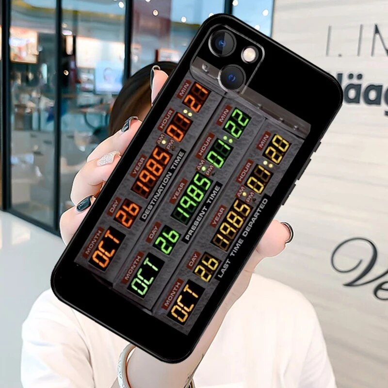 Back to the Future Flux Capacitor Phone Case For iPhone 13 12 Mini 11 14 15 Pro Max SE 2020 7 8 Plus X XS Max XR Cover Shell. 