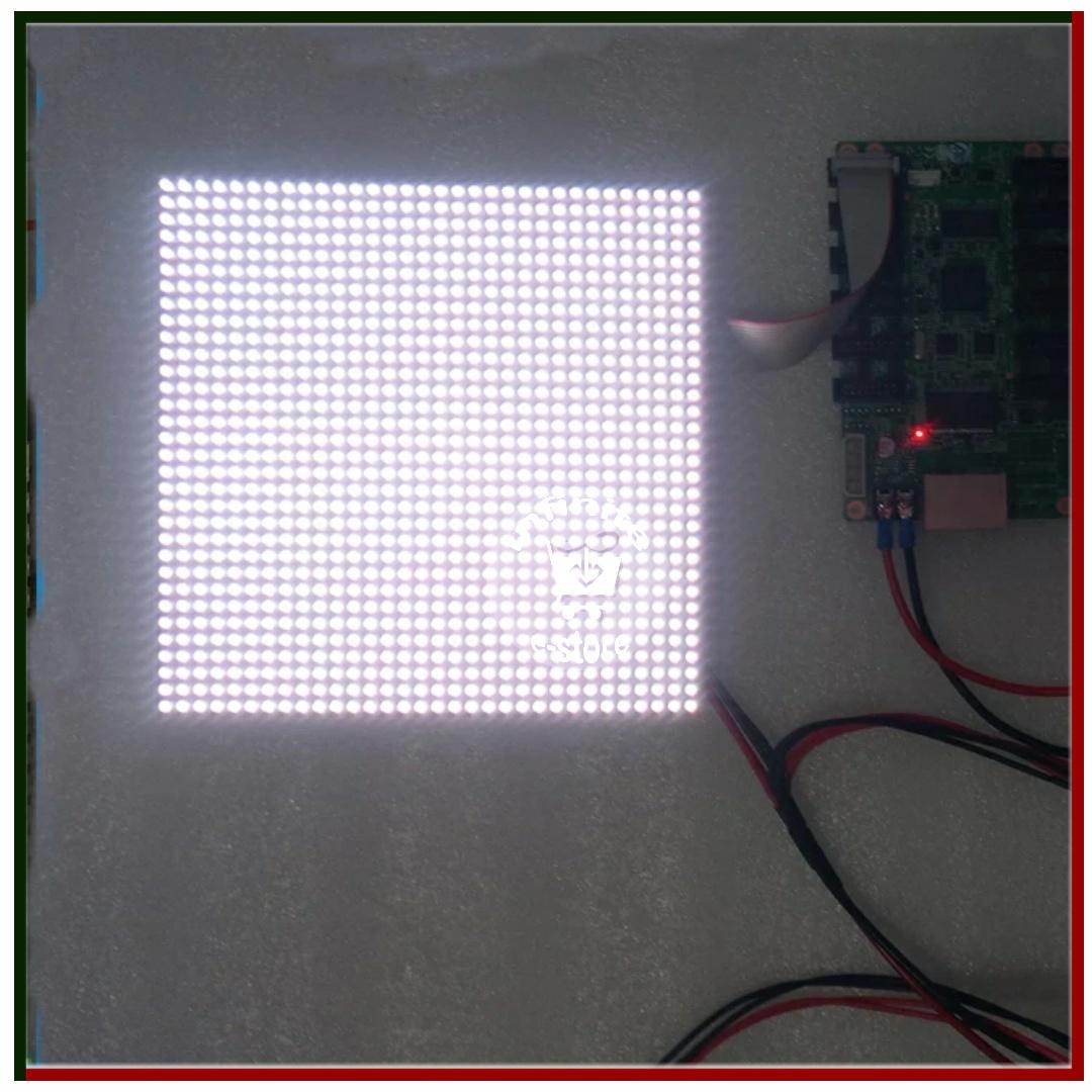 P6 LED module full color SMD 3535 RGB HD LED display module 128mm x128mm 1/16 scan, 32 x 32 pixel, 7 color LED panel. 