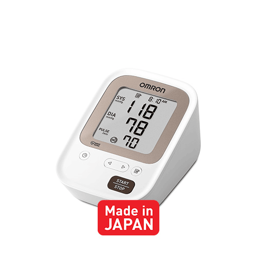 Japan Made Omron Latest JPN 750 Automatic Blood Pressure Monitor with BP Level Indicator, 100 Measurements in Memory | 5-Year Global Brand Warranty by Omron/Tronzz. 