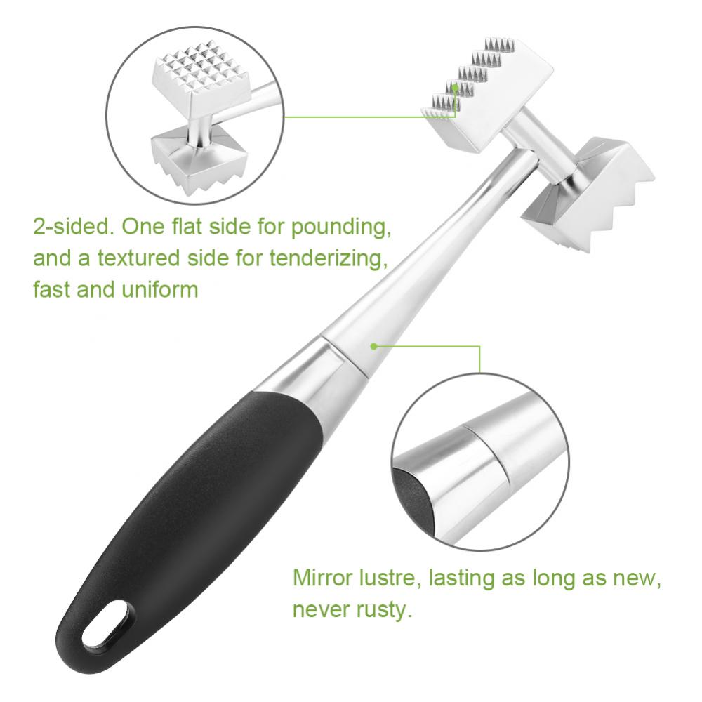 Double Sided Beaf Steak Mallet Meat Tenderizer Hammer Kitchen Cooking Tool Meat Tenderizer Hammer
