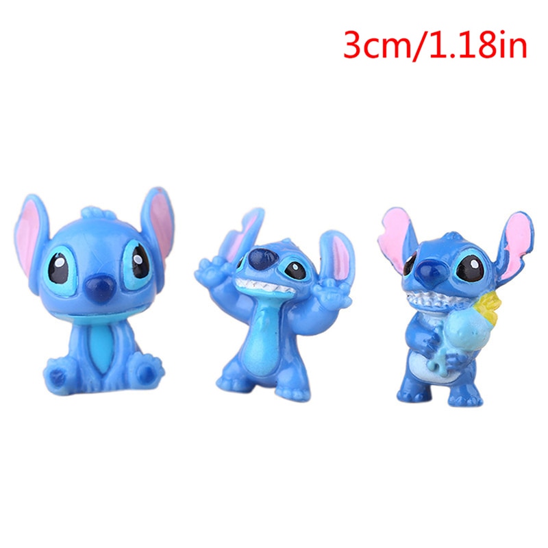 Halloween 12Pcs Anime Lilo And Stitch Action Figure Stitch Experiment 626 Abomination Little Monster Doll PVC Collectible Model Toy GiftDolls Accessories. 