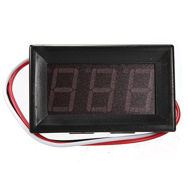 YB27A LED AC 60-500V 0.56″ Inch Digital Display Voltmeter Panel Mount Home Use Voltage Display 2 Wire Digital AC Voltmeter Voltage Meter RED Display 500V Digital Voltage Meter Testers. 