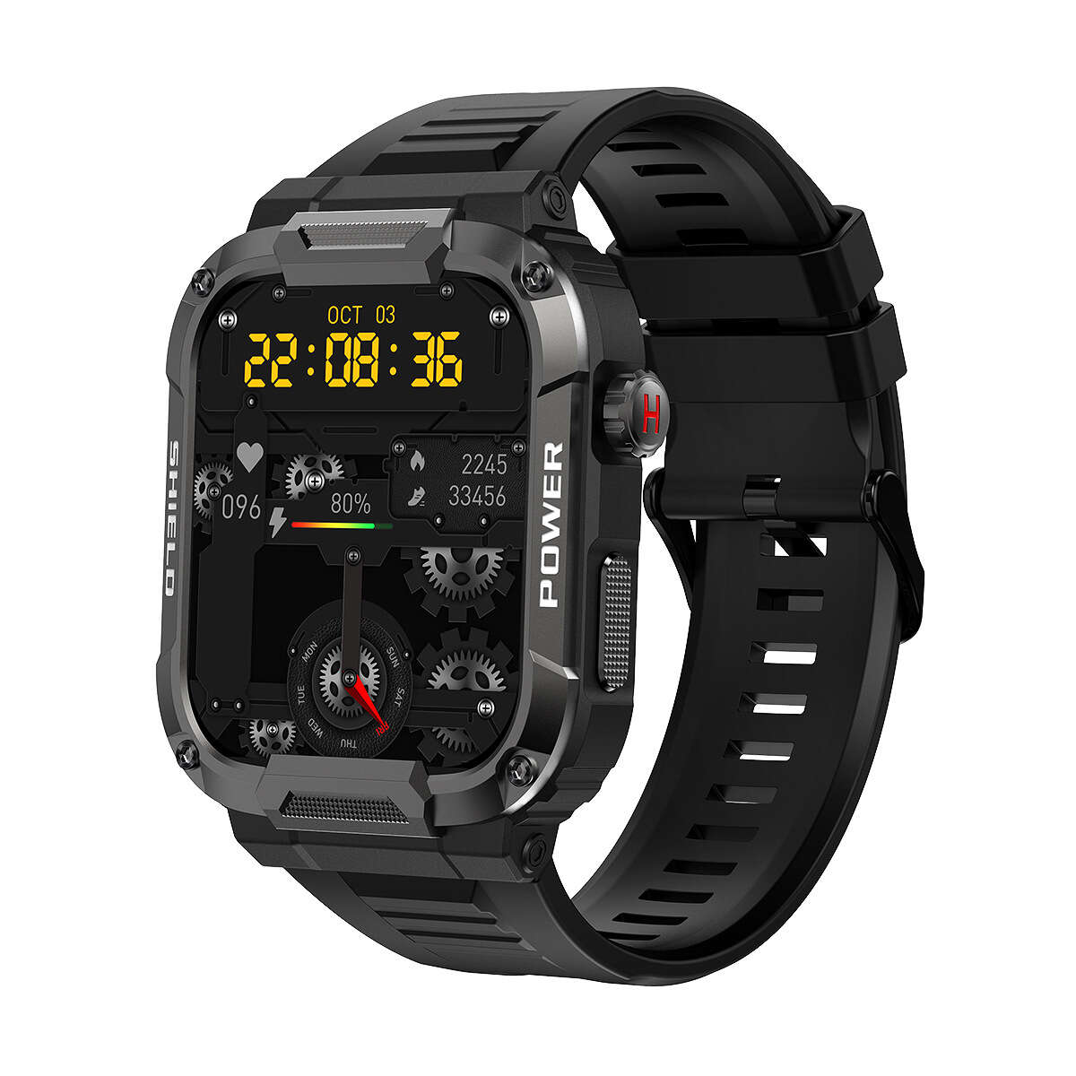 2024 New 66 smartwatch Bluetooth 8763EW one click link rotary button triple waterproof swimming