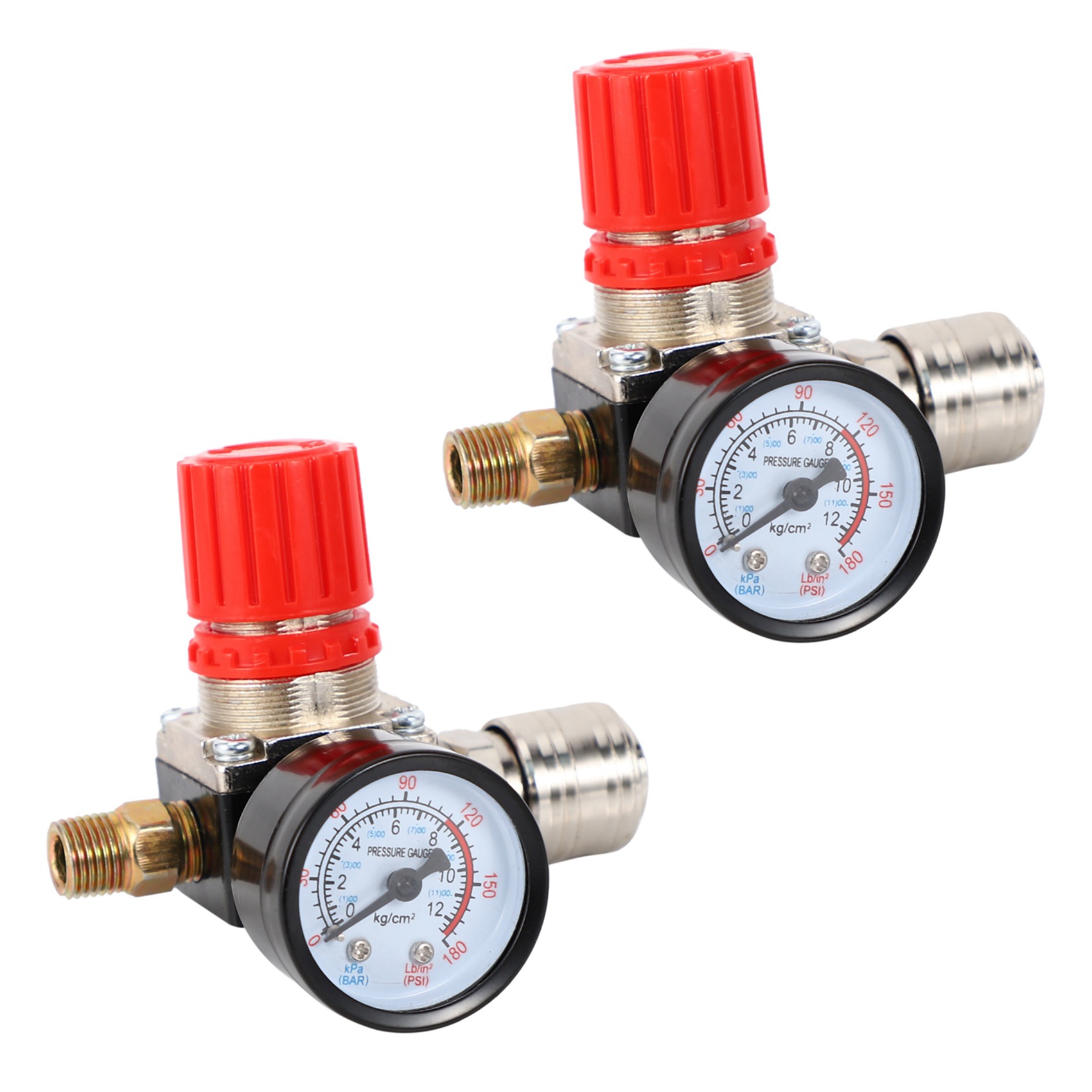 TWEXQNY 2X 1/4 Inch Pressure Reducer, EU Standard Pressure Regulator