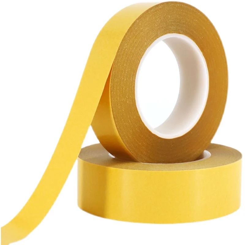 50 Meter High Temperature Resistance PET Double Sided Tape No Trace Transparent Heat Resistant Strong Double-Sided Adhesive Tape. 