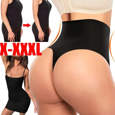 Women Thong Shaper High Waist Tummy Control Panties Slimming Underwear  Waist Trainer Shaping Briefs Body Shaper