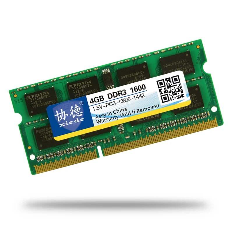 【YIYANGMAOYI111】New xiede Laptop Ram DDR2 DDR3 667 1333 1600 Mhz 8GB 4GB 2GB 1GB For Intel Notebook Sodimm Memoria DDR 3 RAMS. 