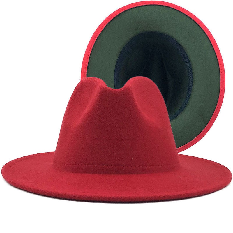 tan Wool Felt Jazz Fedora Hats 