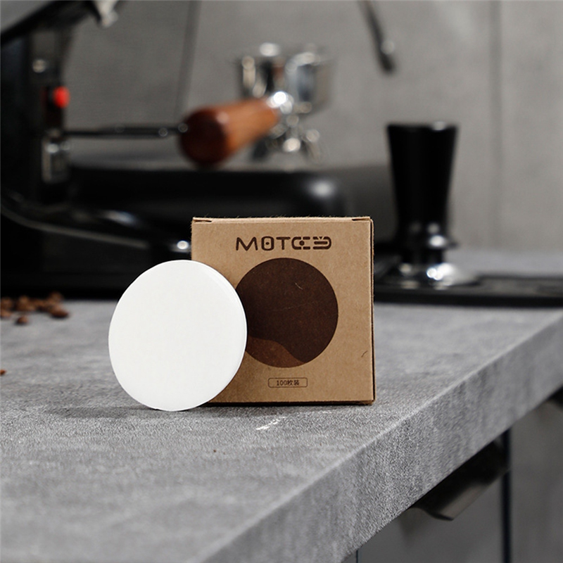 NAMUNY MOTCE Coffee Paper Filter for Espresso Coffee Maker 400 Pcs Unbleached Espresso Filter Screen Portafilter Paper 58mm. 