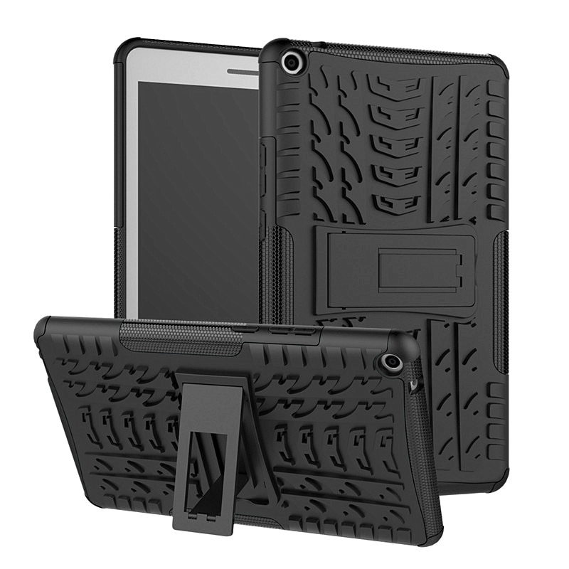 For Huawei MediaPad T3 8.0 case T3 8" huawei KOB-L09 KOB-W09 Tablet armor case Silicone TPU+PC Shockproof Stand Cover +Film+Pen. 