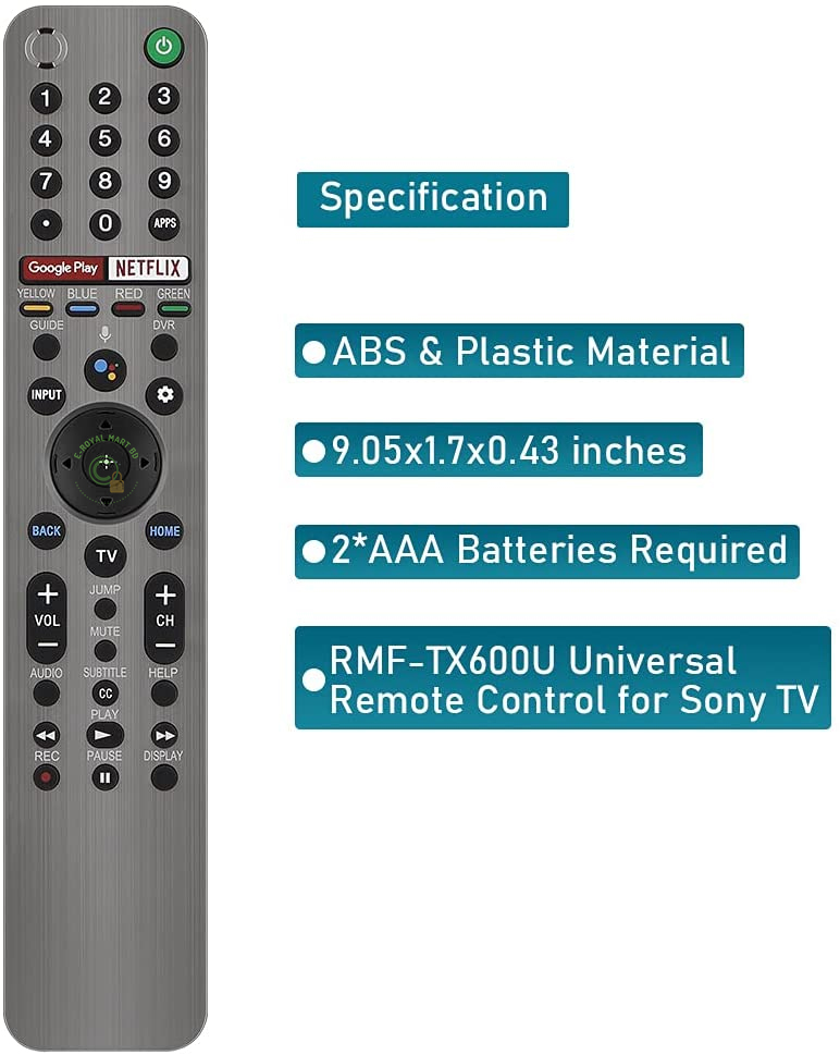 Sony Smart Tv Bluetooth Remote And Remote Sony Voice Remote Controller Rmf-Tx600U Mike Sony Android 4K Ultra Hd Led Internet Kd Xbr Series Uhd Led. 