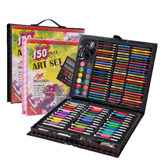 150 Pcs Art Supplies for Kids, ANDEFINE Deluxe Kids Art Set for Drawing
