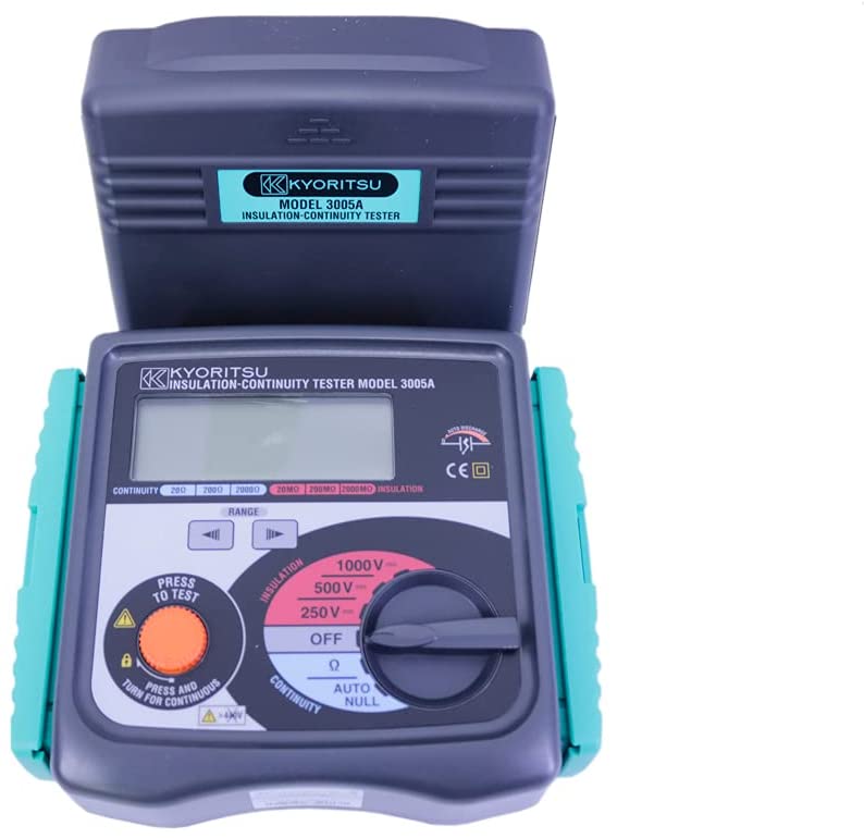 Kyoritsu 3005A Digital Insulation Continuity Testers Test voltage 250V/500V/1000V Model 3005A  - Kings Trading. 