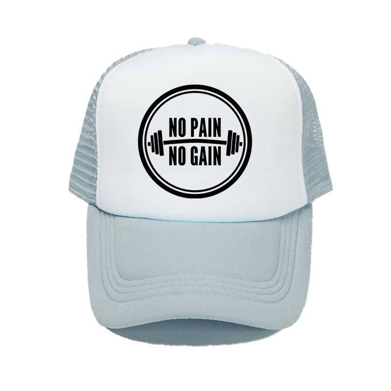 No Pain No Gain Printing Baseball Cap 