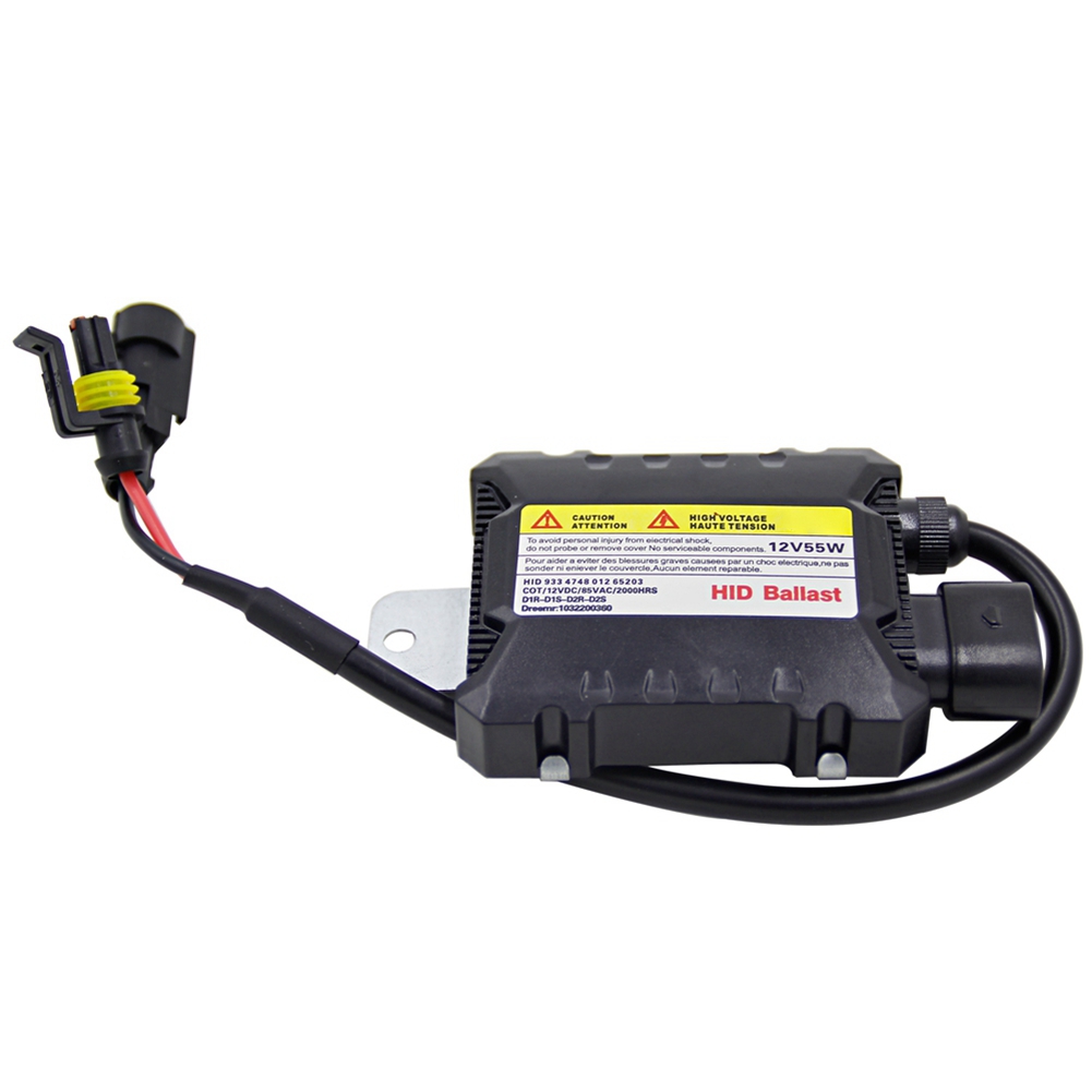 4x 55W HID Bi Xenon Ballast 12V Digital Slim Ballast Fast Bright Electronic Ballast for H1 H3 H3C H4-1 H4-2 H7 H8. 