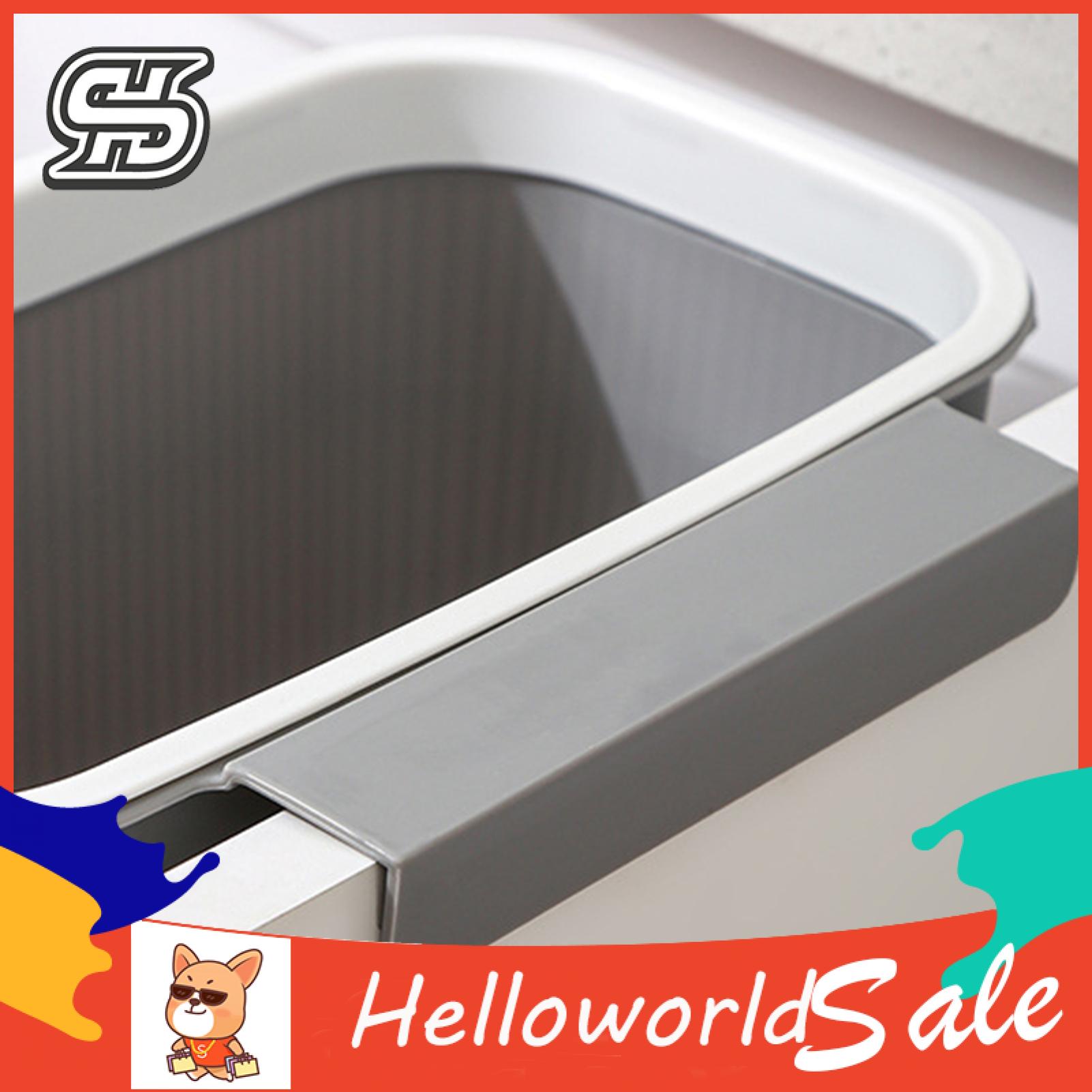 HelloWorld Trash Bin Large Capacity Wall Mounted Garbage Storage Bucket. 