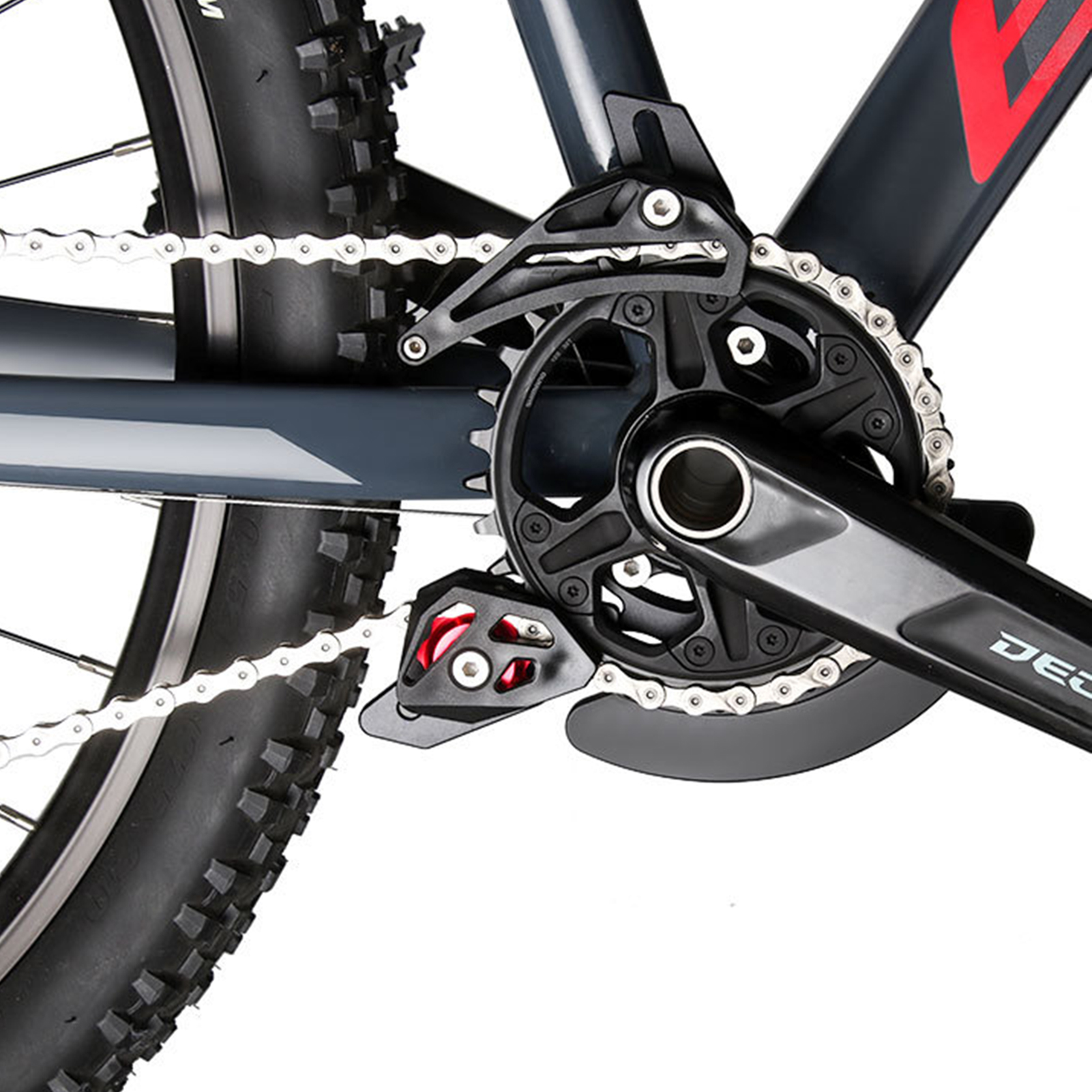 Bike Chain Deflector Guide Wheel Design Professional Disc Chain Guide. 