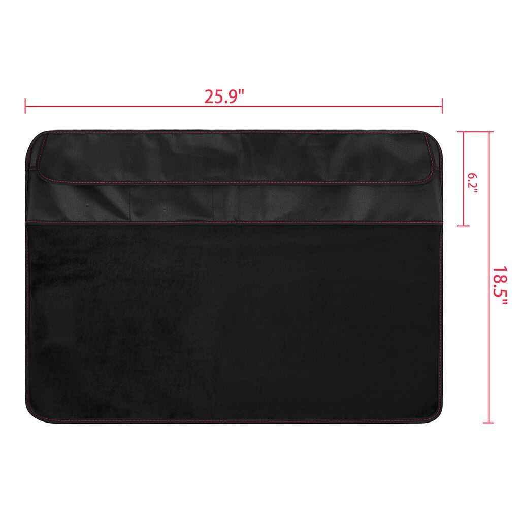 【VisioN Shop】27 inch Black PU Leather Computer Monitor Dust Cover Protector with Inner Soft Lining for Apple iMac LCD Screen (27inch). 