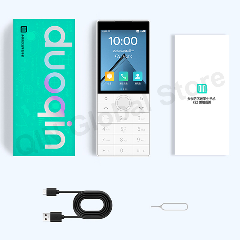 Qin F22 Touch Screen No Camera Wifi 2.8 Inch 16GB/32GB MTK6739 Bluetooth 1700mAh Battery 480*640 Smart Global Version Play Store. 