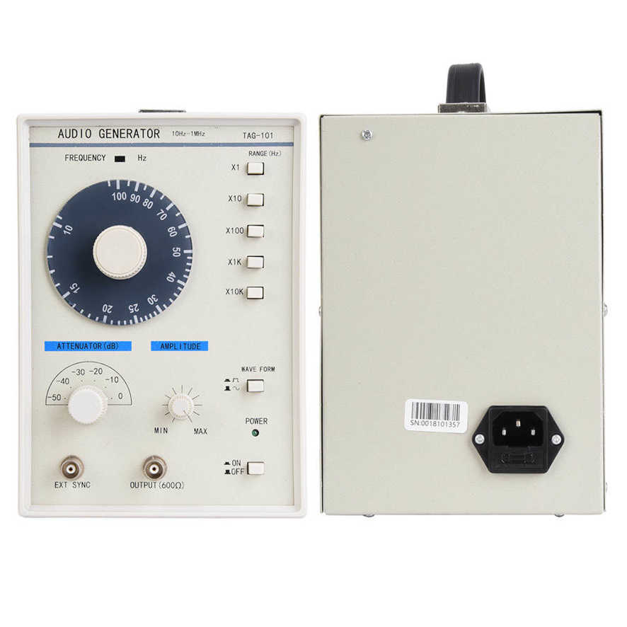 TAG-101 Audio Generator 10Hz-1MHz Low Frequency Signal for Maintenance 220V. 