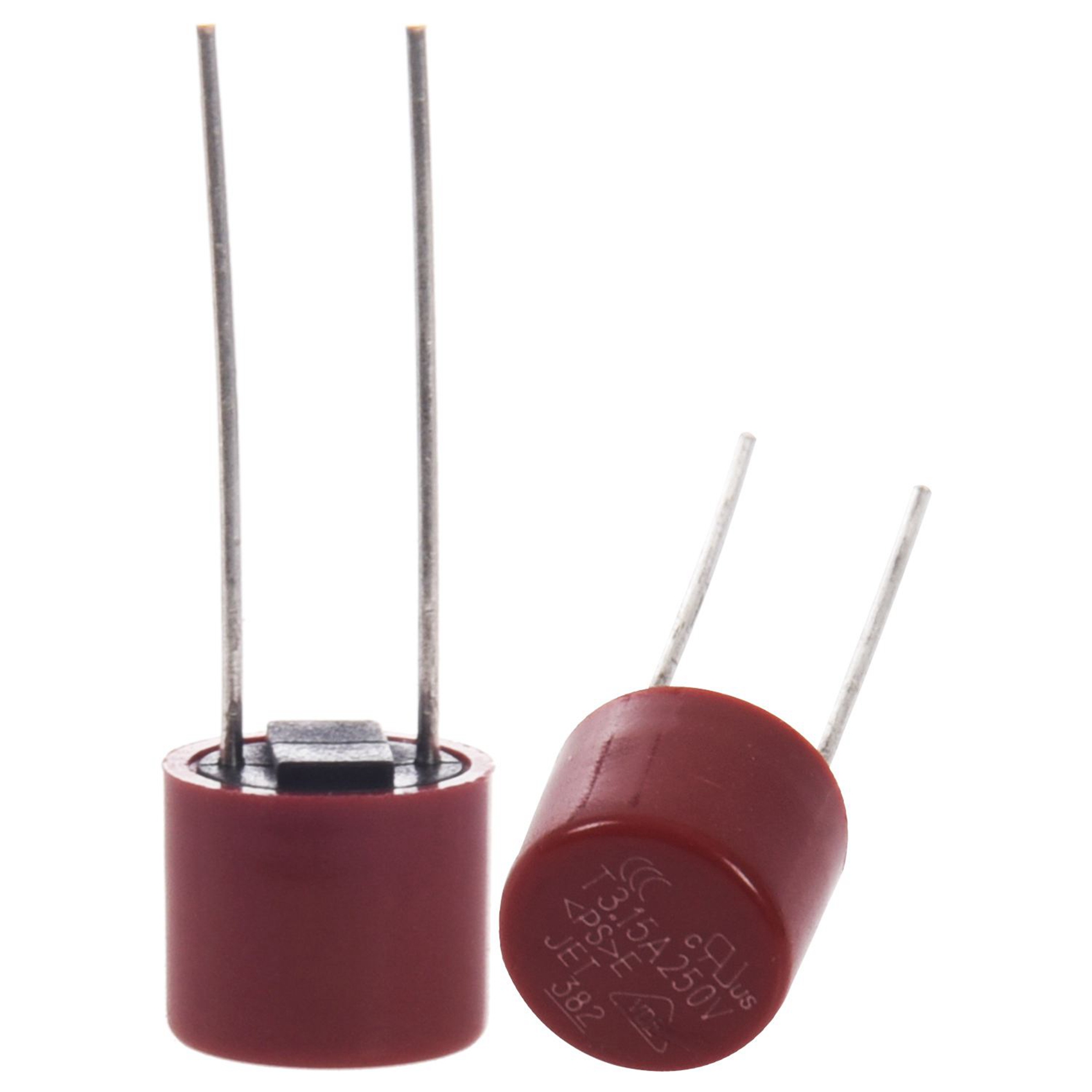 30 Pcs Radial Cables Slow Blowing Micro-Fuse T3.15A 250V