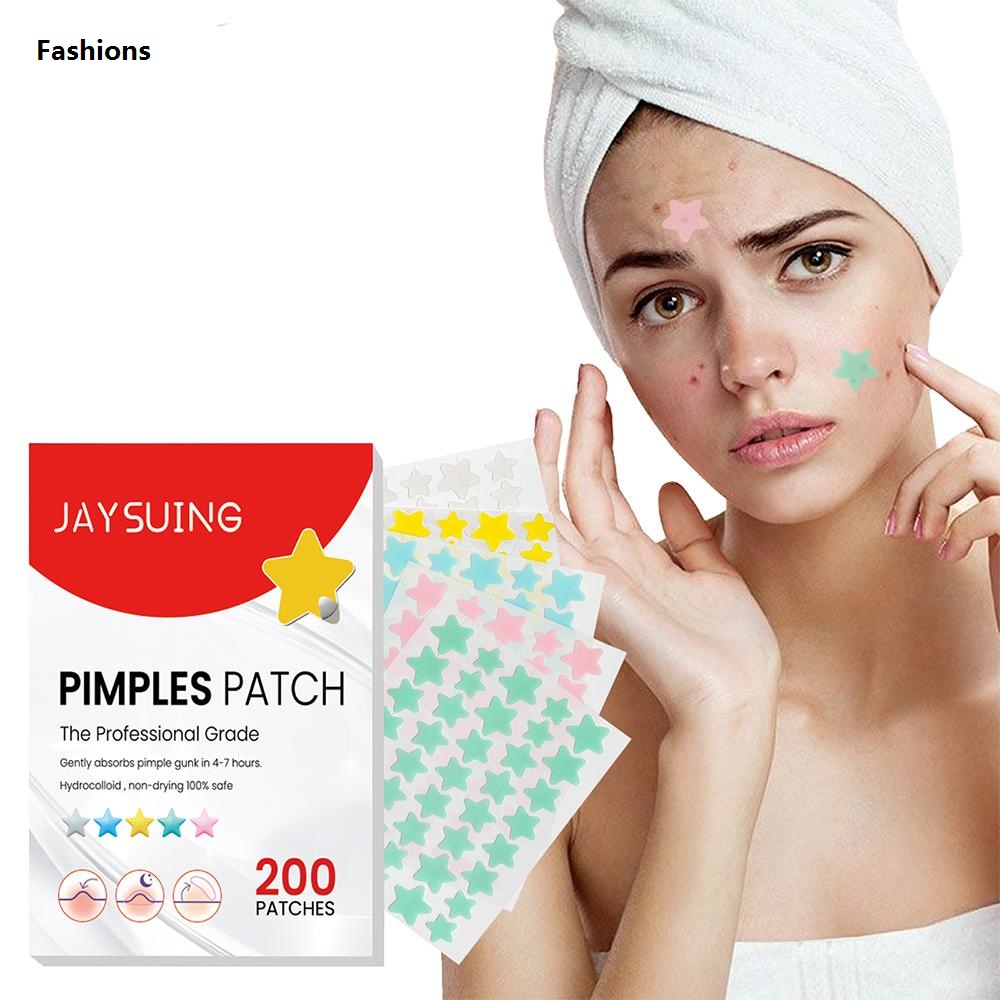 Fashions Acne Pimple Patch Sticker Star Pimple Patch Acne Colorful Invisible Acne Removal Skin Care Stickers Face Spot Beauty Makeup