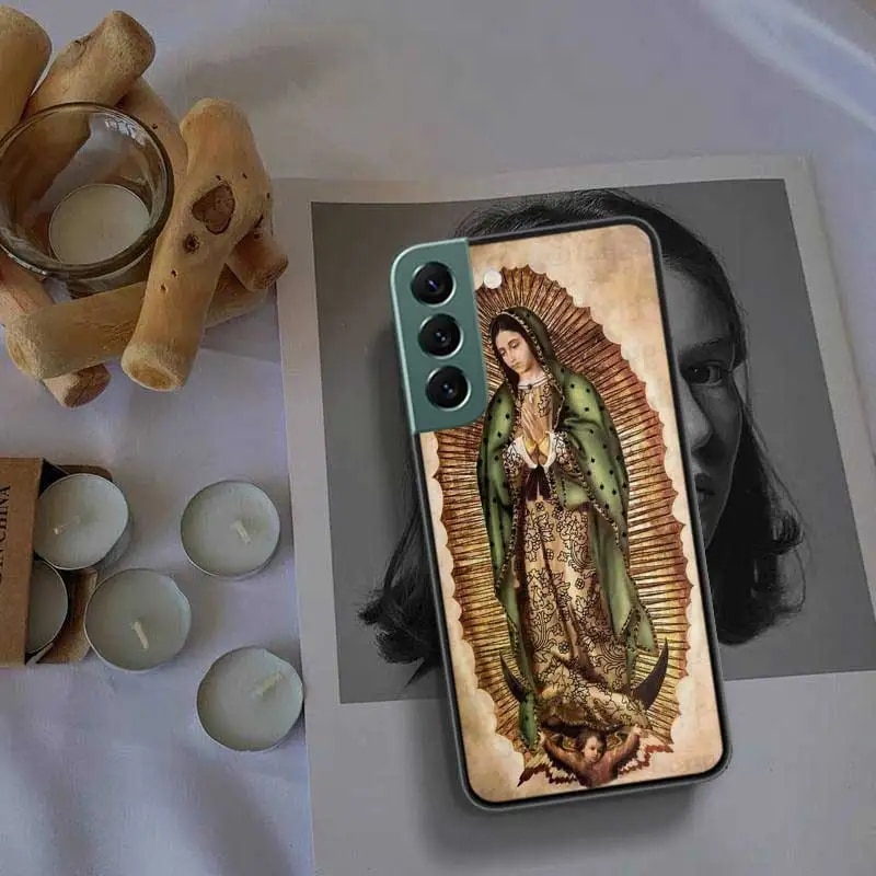 Virgin De Guadalupe Virgen Mary Phone Case For Samsung Galaxy A12 A22 A32 A42 A52 A72 A54 A34 A24 A14 A73 A53 A33 A23 A13 5G F52. 