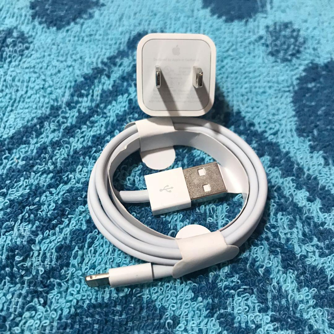 for iPhone 5W Charger {adapter cable} pin flat premium quality