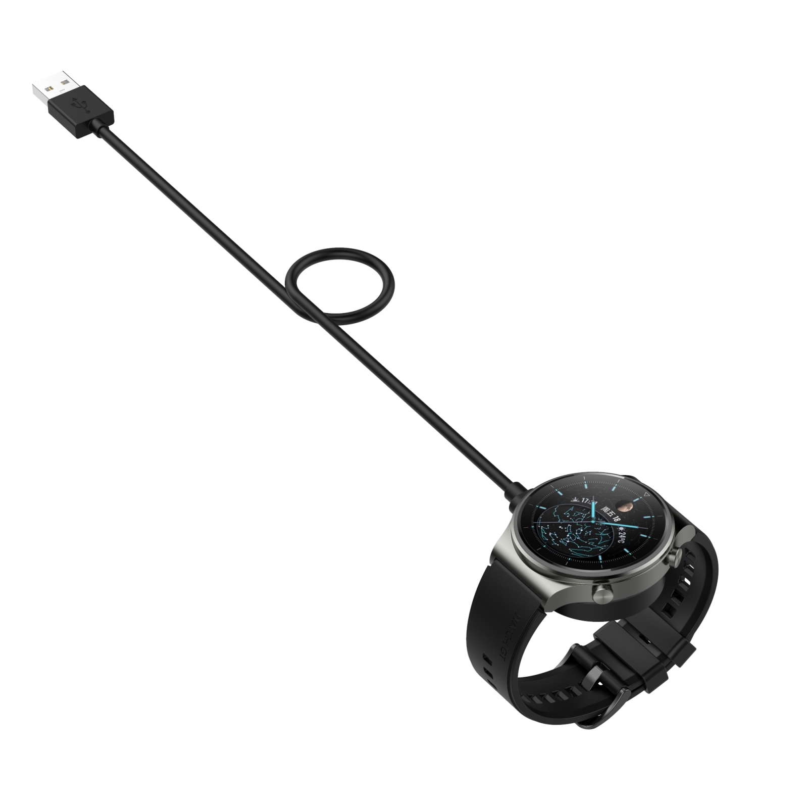 (New) for Huawei Watch 3/watch 3 Pro / GT2 pro/GT2 pro ECG universal smart watch magnetic charger, style: splitting version. 