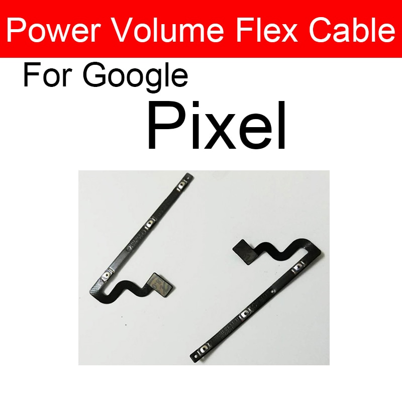 Power Volume Flex Cable For Google Pixel XL 2 2XL 3 3XL 3A 4 4XL 4A XL 5 Side Buttons Power Volume Key Flex Ribbon Repair Parts. 