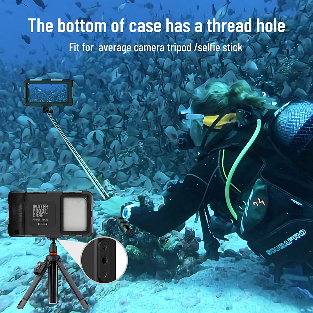 Submersible Waterproof Case for iPhone 13/12/11 Pro Max Floating. 