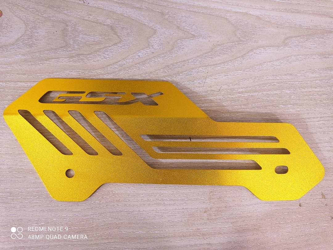 Exhaust Cover Muffler Guard Heat Guard Cover Protector For GSX-R ( Gold Color )