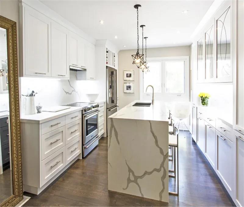 Complete kitchen cabinets with smart doors and ready-made kitchen modular islands. 