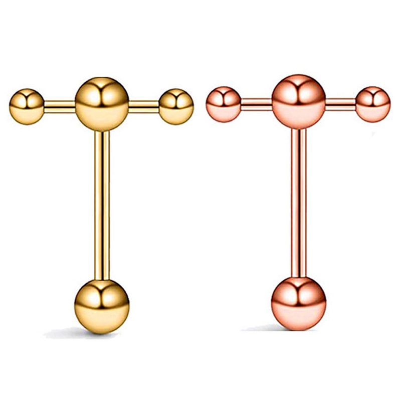 Tongue Rings Removable Ball Tongue Barbell Slave Ring Piercing Barbell Piercing SEVICH. 