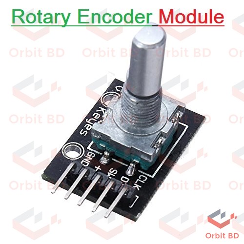 Rotary Encoder Module Arduino Compatible 360 Degree Rotating Encoder KY-040 For AVR PIC Brick Sensor Switch Development Board KY-040. 
