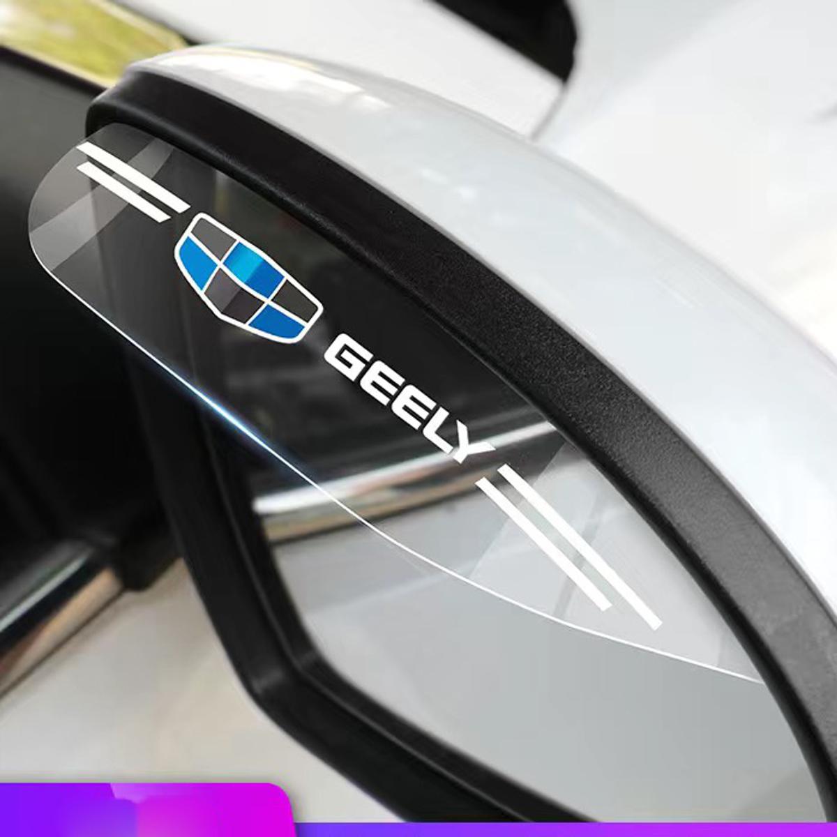For Geely Coolray Azkarra Okavango Car Side Rear View Mirror Rain Eyebrow Visor Look Sun Shade Snow Guard Weather Shield Cover Auto Accessories