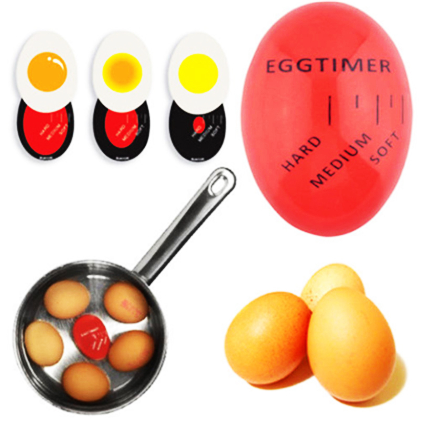 Boiled Egg Timer Digital Soft Medium Hard Boiled Egg Timer. 