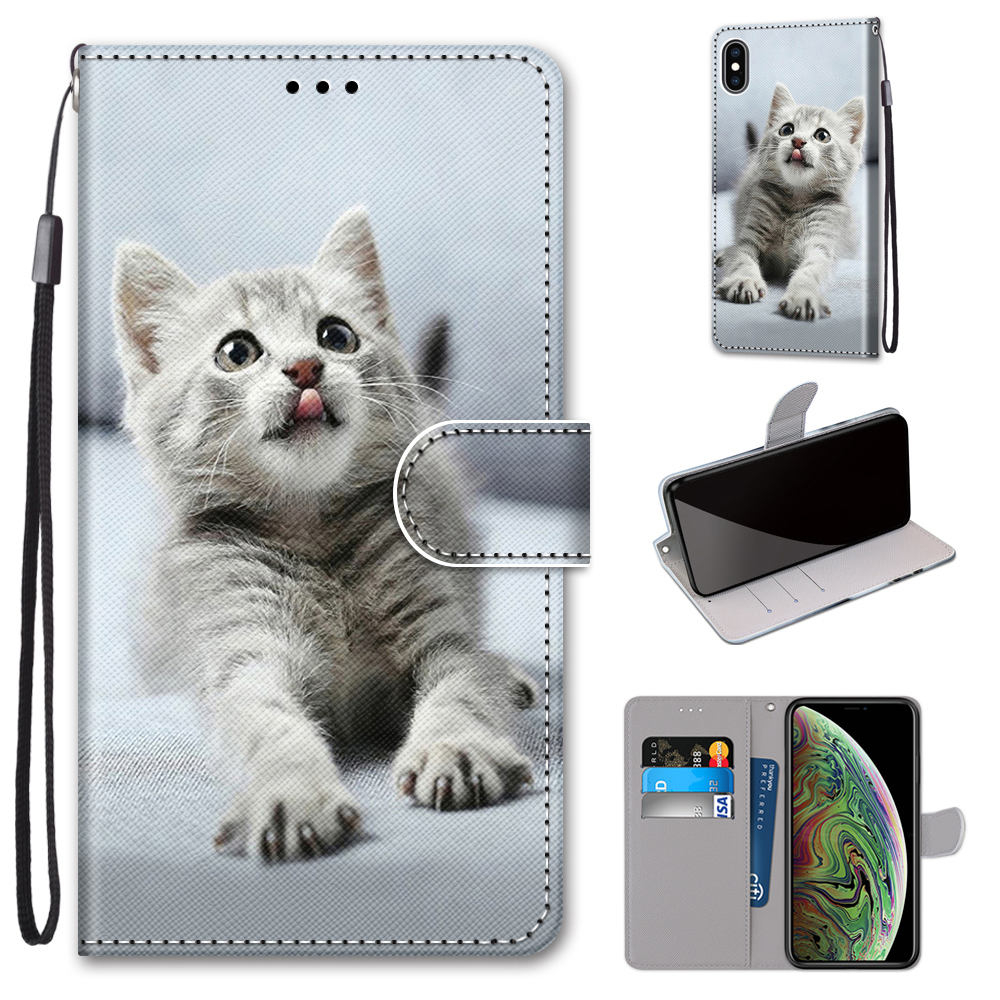 Cute Cat Animal Pattern Phone Case For Samsung Galaxy J1 J3 J5 J7 A3 A5 2016 2017 J2 Core Prime Pro J4 J6 Plus A6 A7 A8 A9 2018. 