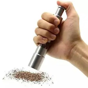 Stainless Steel best manual pepper grinder.