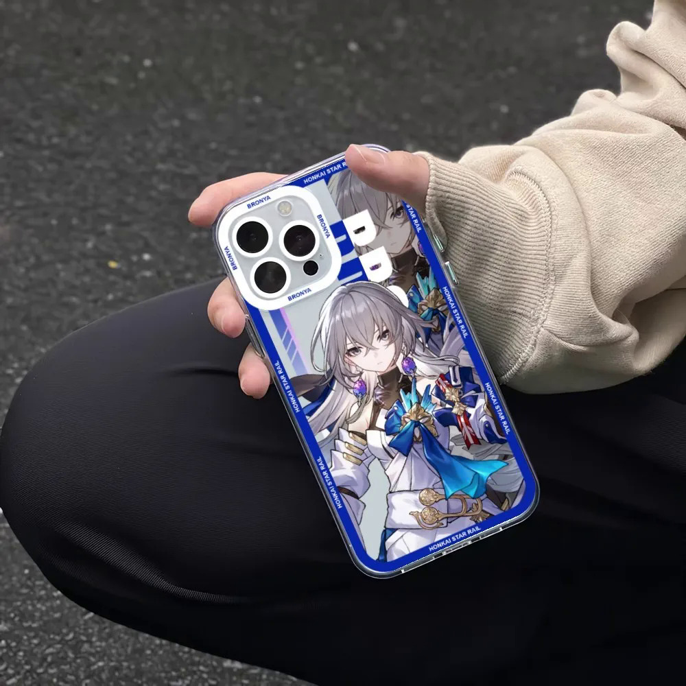Honkai Star Rail Gepard Bronya Phone Case For a Phone 11 12 Mini 13 14 Pro Max Transparent Shell. 