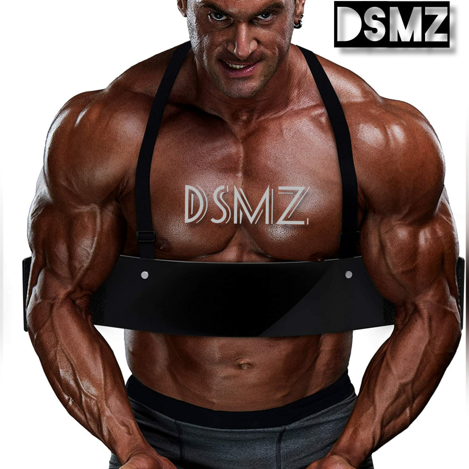 Premium Arm Blaster Bicep Curl Support_ Black. 
