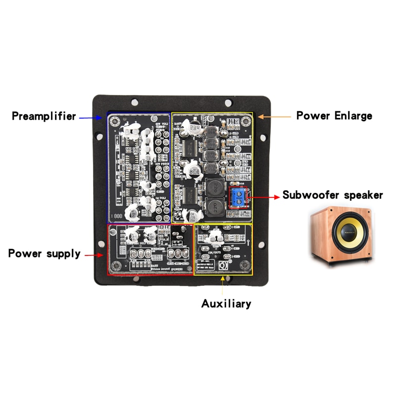 speakers 2.1 Subwoofer Speaker Amplifier Board TPA3118 Audio 30W*2 +60W Sub AMP With Independent 2.0 Output - TPA3118 Bluetooth 5. 
